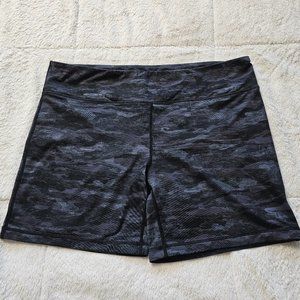 IAB 5-Inch No-Ride Camo Black Athletic Bike Shorts 14 XXL